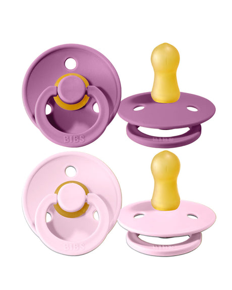 Lot de 2 Sucettes Bibs - Mauve & Rose