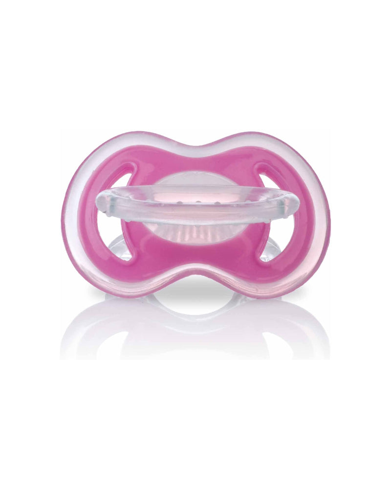 Nûby Silicone Teething Pacifier 0m+ - Pink