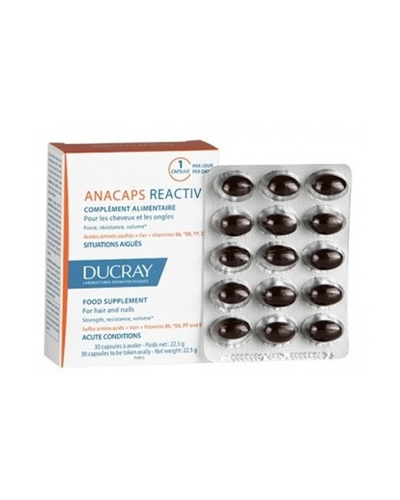 Ducray Anacaps Reactiv - ongles 30 Capsules