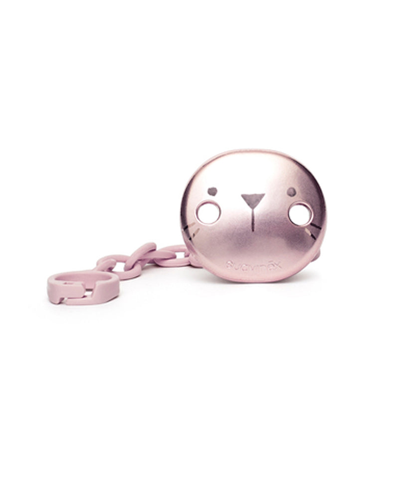 Suavinex Premium Pacifier Clip - Pink