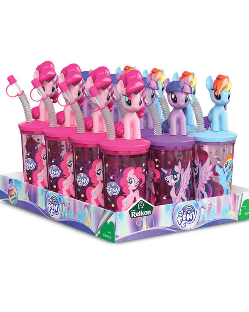 Relkon My Little Pony Candy Cup avec Bonbons 10g - Bleu Ciel