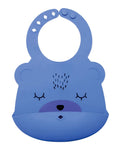 Babero de silicona Tiny Twinkle - Azul