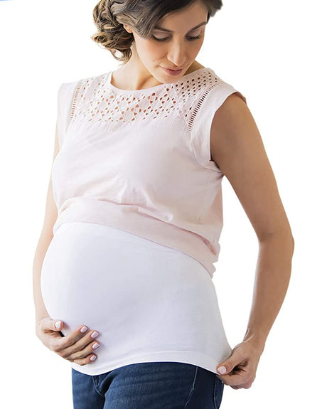 حزام دعم للبطن للنساء الحوامل ميديلا - أبيض