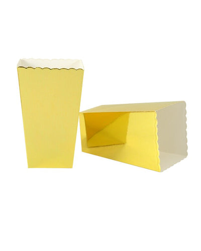 Boîtes à Popcorn en papier - Dorée