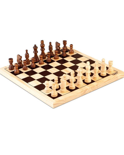 Cayro 3 Jeux en 1 d'échecs en bois - 7ans+