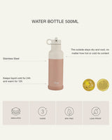 Insulated Bottle 500ml - Brown