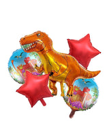 Pack Dinosaurs 5 Pieces Decoration For Birthday