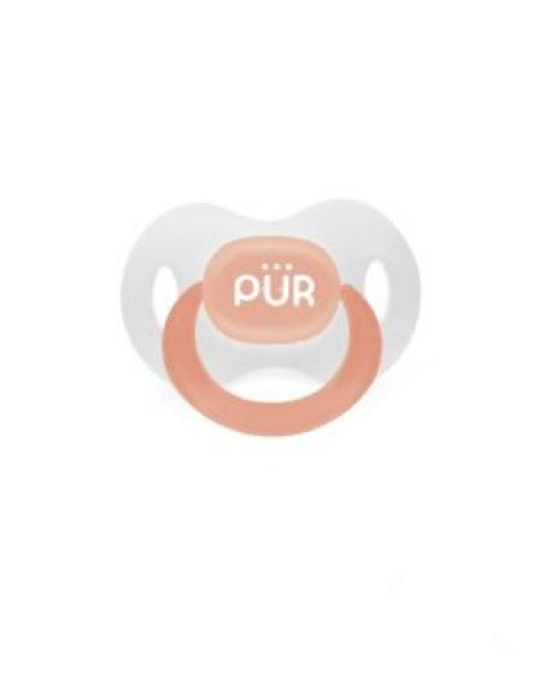 Pür Orthodontic Pacifier 1st age 0-3M - Coral