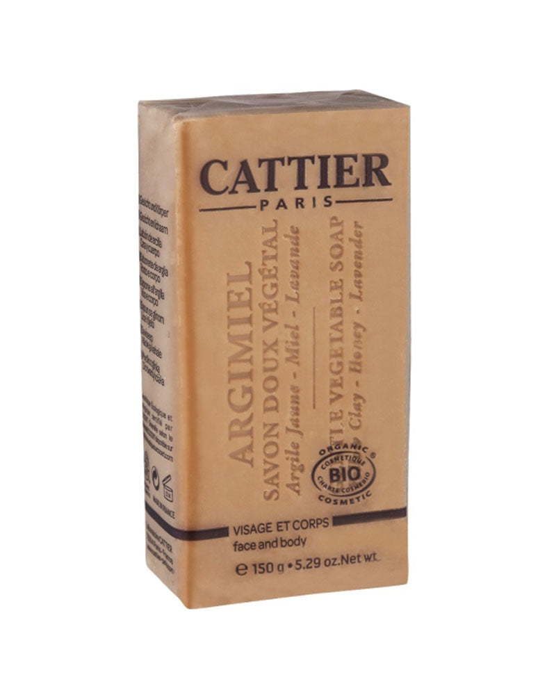 Cattier Savon Doux Végétal Argilmiel 150g