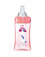 Dodie Biberon Anti-Colique Initiation+ 270ml (0-6m) - Rose Licorne