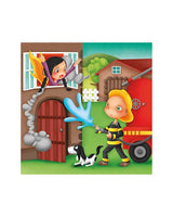 Eurekakids - Puzzle Evolutif 4en1 Pompiers 3Ans+