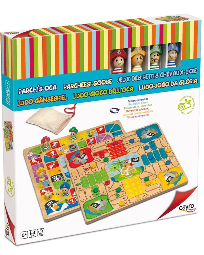 Cayro Jeux de Cheveaux + Jeu de L’oie - 5ans+