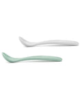Suavinex Lot de 2 Cuillères - Vert & Gris