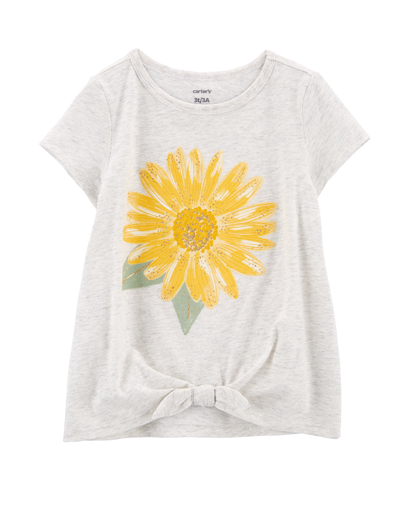 T-Shirt En Jersey Tournesol Carter's - Gris