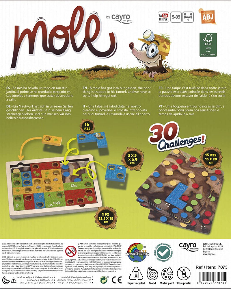 Cayro Mole 30 Challenges - 5ans+