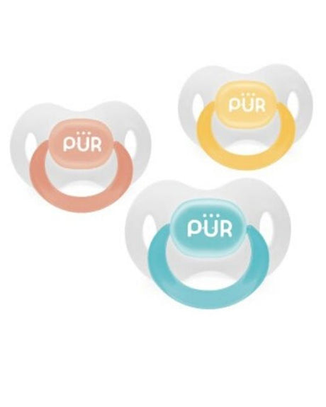 Pür Orthodontic Pacifier 2nd age 3M+ - Yellow