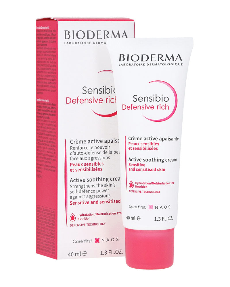 Bioderma Sensibio Defensive rich Crème active apaisante-40ml