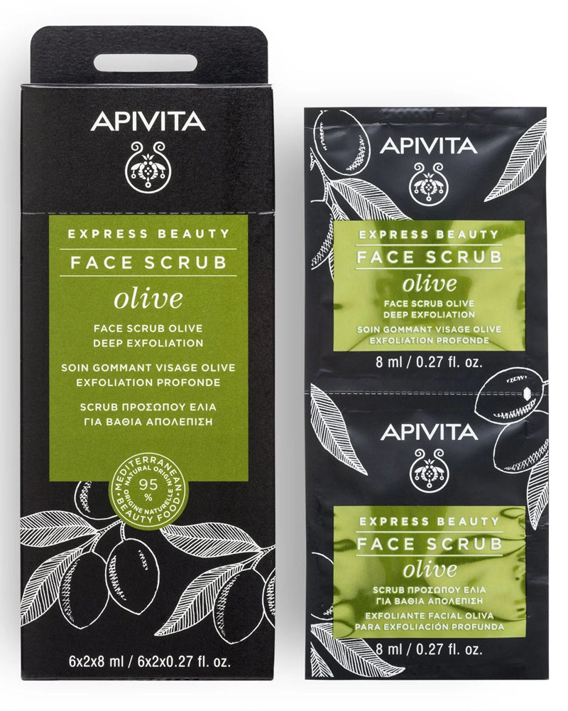 Apivita express beauty gommage visage 2x8ml - Olive