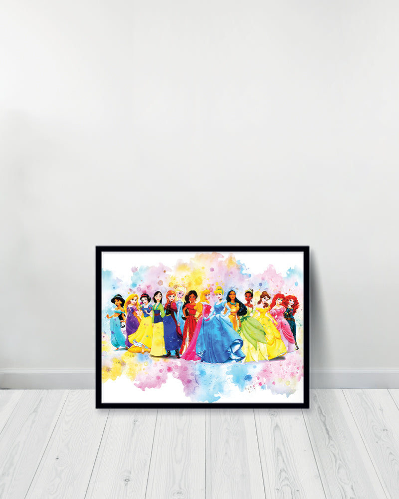 Decorative Table - Disney Princesses - Black