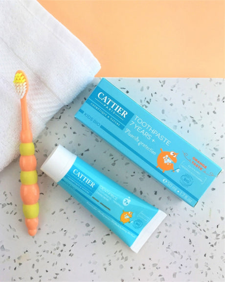 Cattier Toothpaste 7 years and older - Orange Flavor