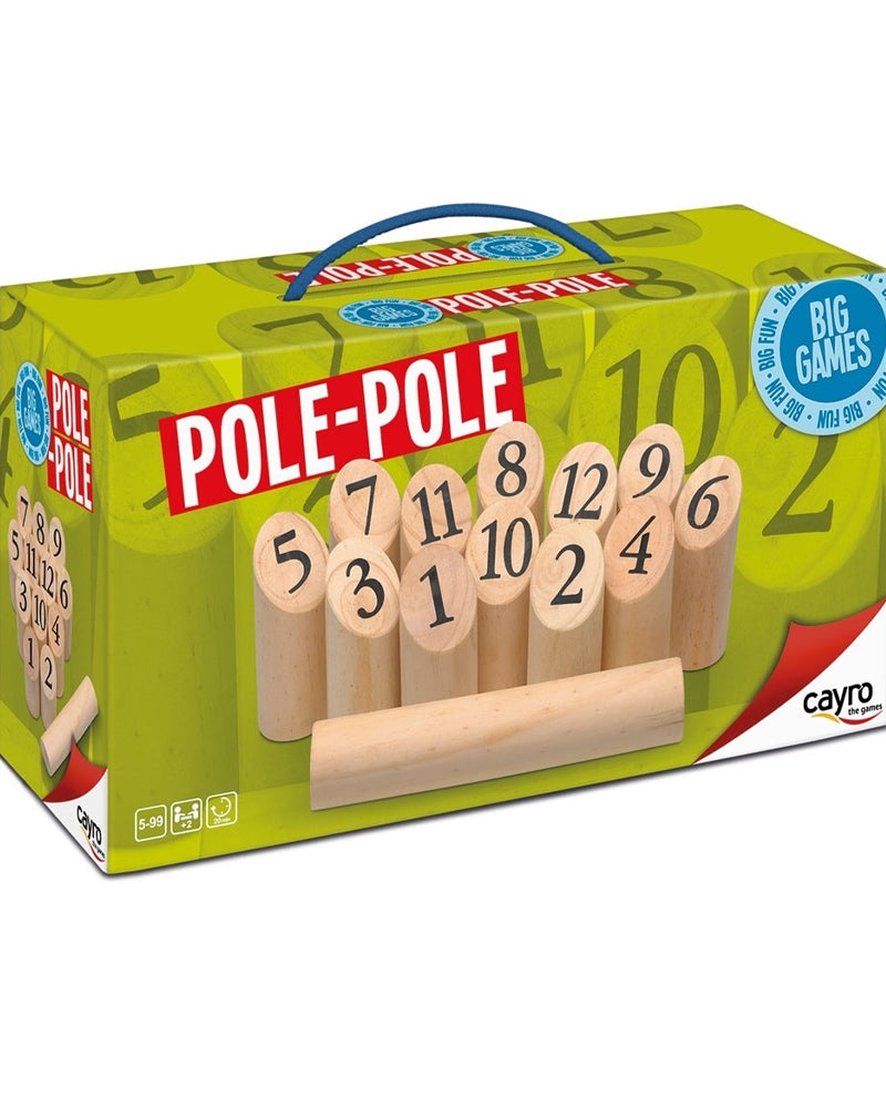 Cayro Pole Pole Jeu De Quilles En Bois - 5ans+