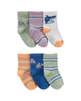 Lot de 6 Chaussettes Requin Carter's - Bleu & Gris