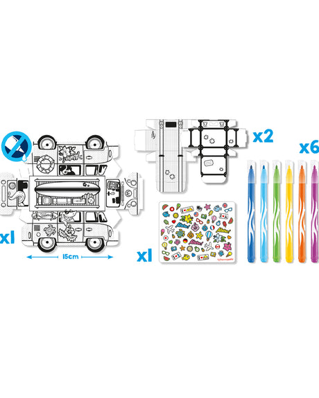 Maped Mini box camionnette à décorer