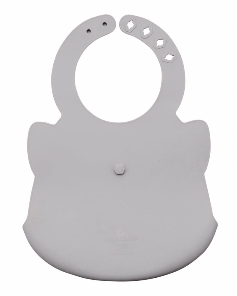 Babero de silicona Tiny Twinkle - Gris