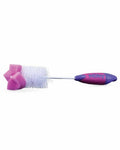 Goupillon Nûby 2 en 1 avec Embout éponge - Violet
