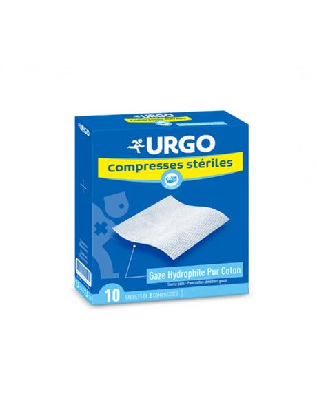 Urgo Compresses stériles 20x20cm boîte de 10