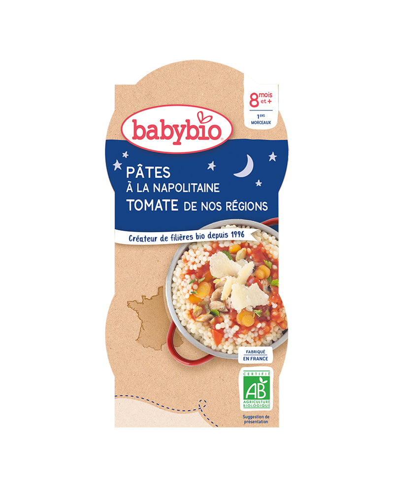 Babybio Pâtes Tomate à la Napolitaine 2x200g