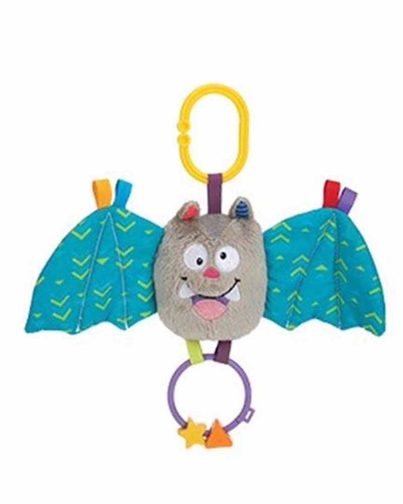 Nûby Plush Toy with Clip +0m - Bat