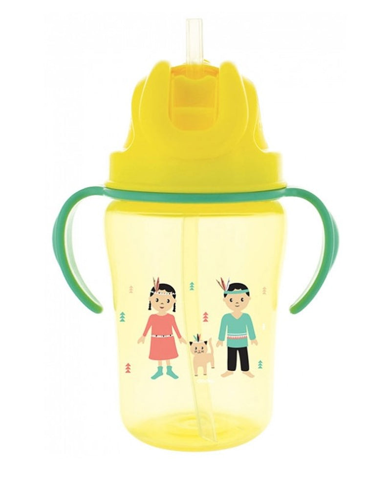 Tasse Dodie Paille 350ml 18M+ - Jaune