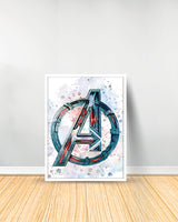 Un Tableau décoratif - Avengers - Blanc
