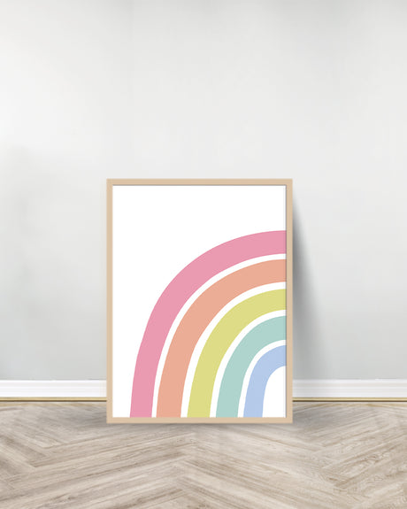 Set of 3 decorative paintings - Rainbow | You Are Magic - Wood