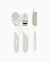 Twistshake Set de Couverts en Acier Inoxydable 12M+ - Blanc