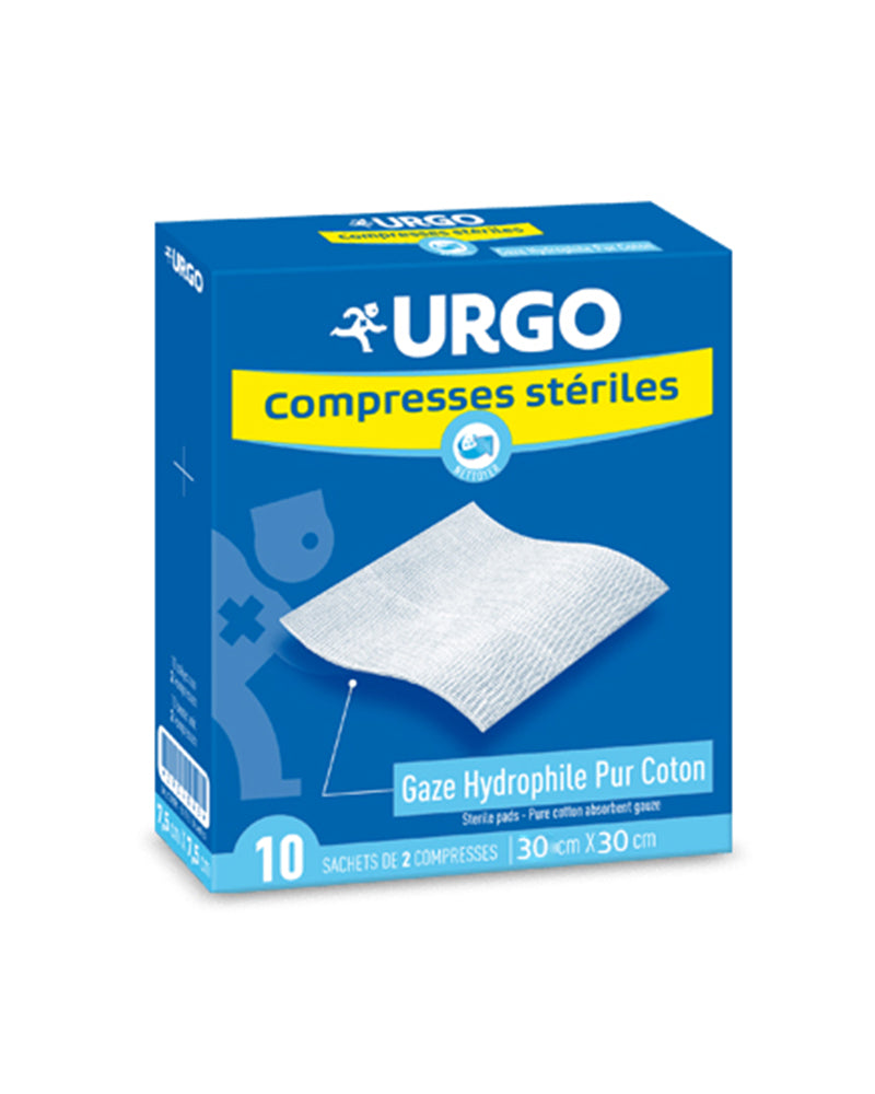 Urgo Compresses stériles 30x30cm boîte de 10