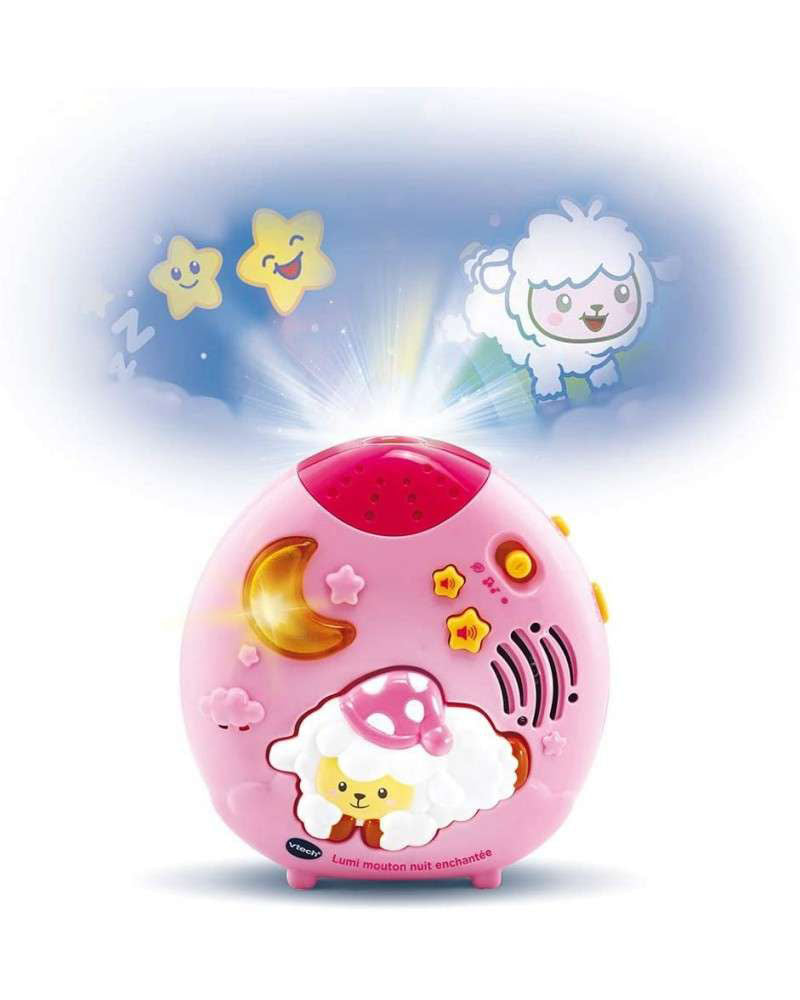 Vtech Lumi Mouton Rose Nuit enchantée 0-36m