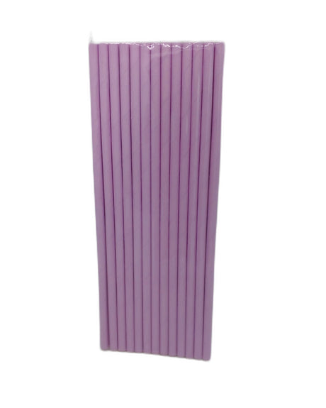 Disposable Paper Straws - Purple