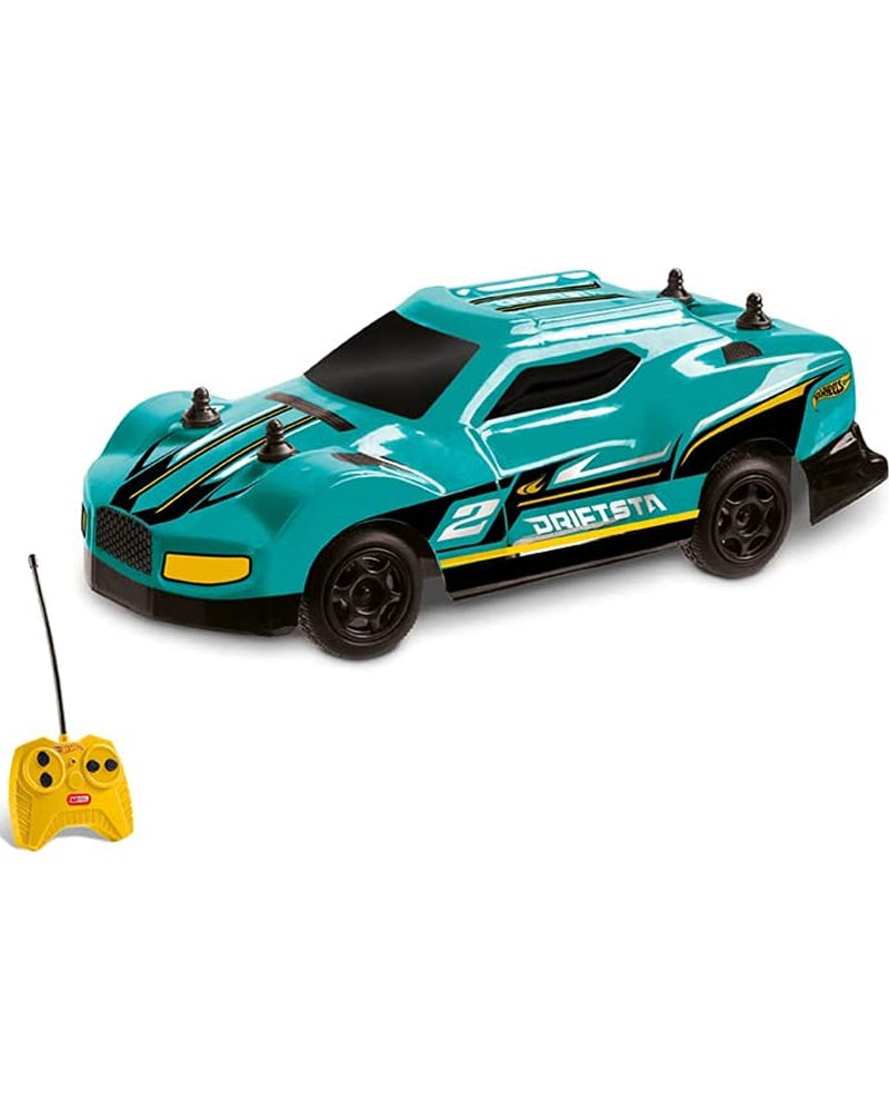 Mondo Motors Hot Wheels RC Race Team Voiture + Télécommande - Vert & Noir