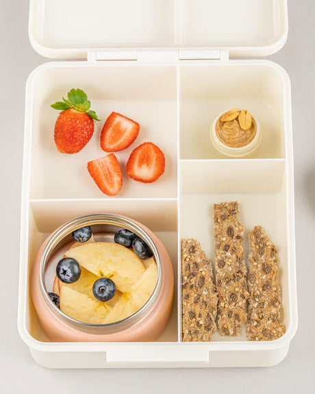 Large Lunchbox with Insulated Food Jar - Cherry