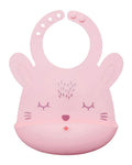 Babero de silicona Tiny Twinkle - Rosa