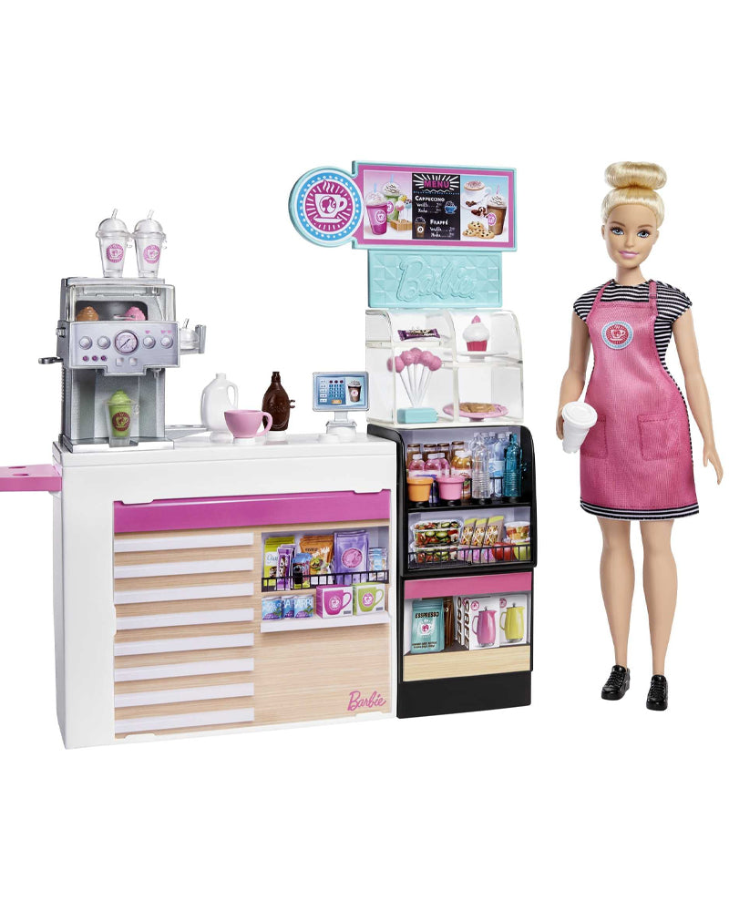 Barbie - Barbie Poupées Métiers : Coffee Shop 3A+