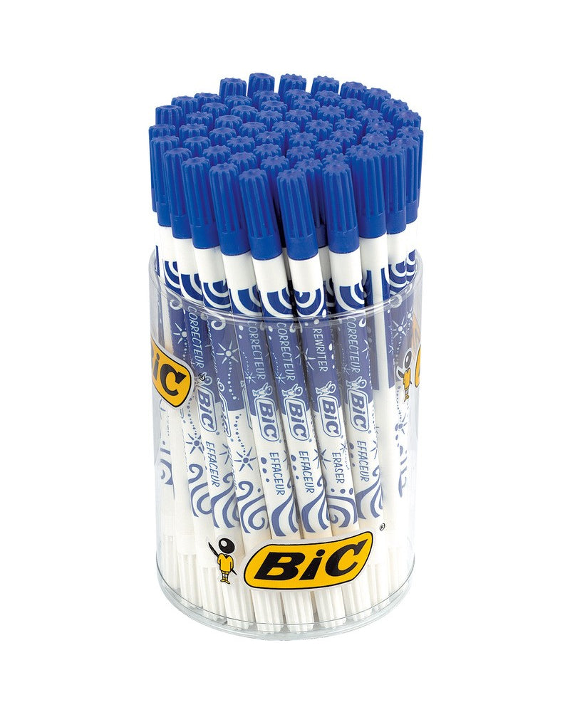 Effaceur d'encre et stylo de correction Bic - Bleu
