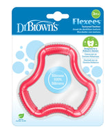 Dr. Brown's Anneau de dentition Flexees 3M+ - Rouge