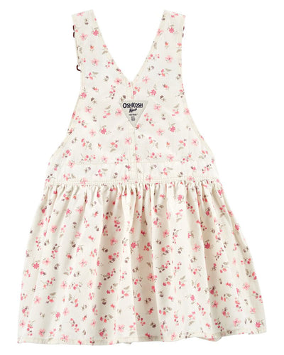 Robe Pull En Sergé À Imprimé Floral OshKosh - Crème