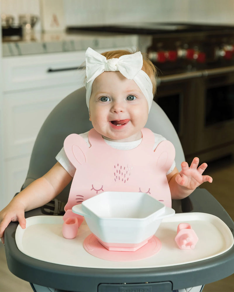 تيني توينكل مريلة سيليكون - وردي