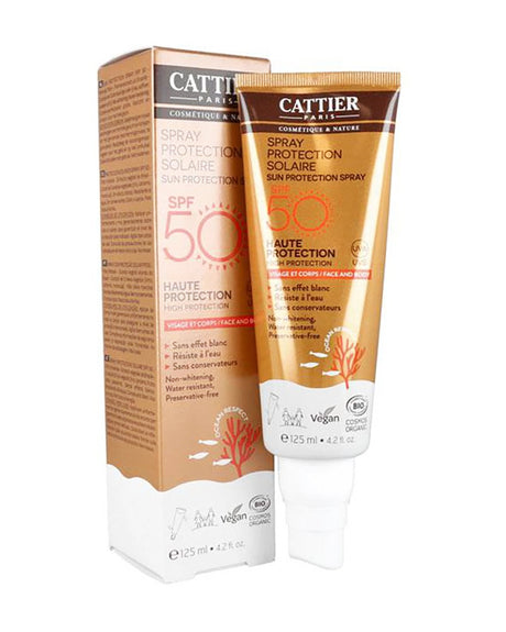 Cattier Spray Protection Solaire Spf 50 - 125ml
