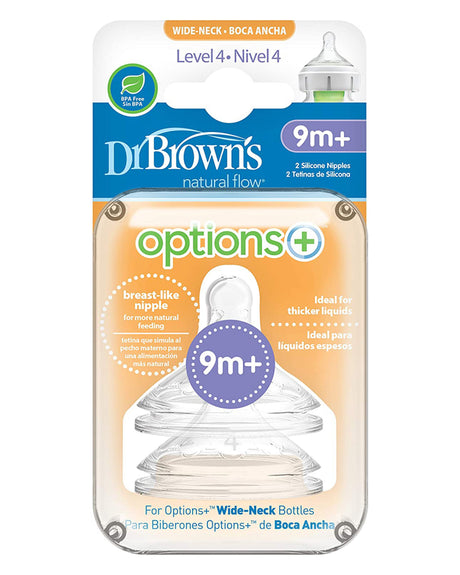 Dr. Brown's Pack de 2 Tétines Cole large L4 9M+