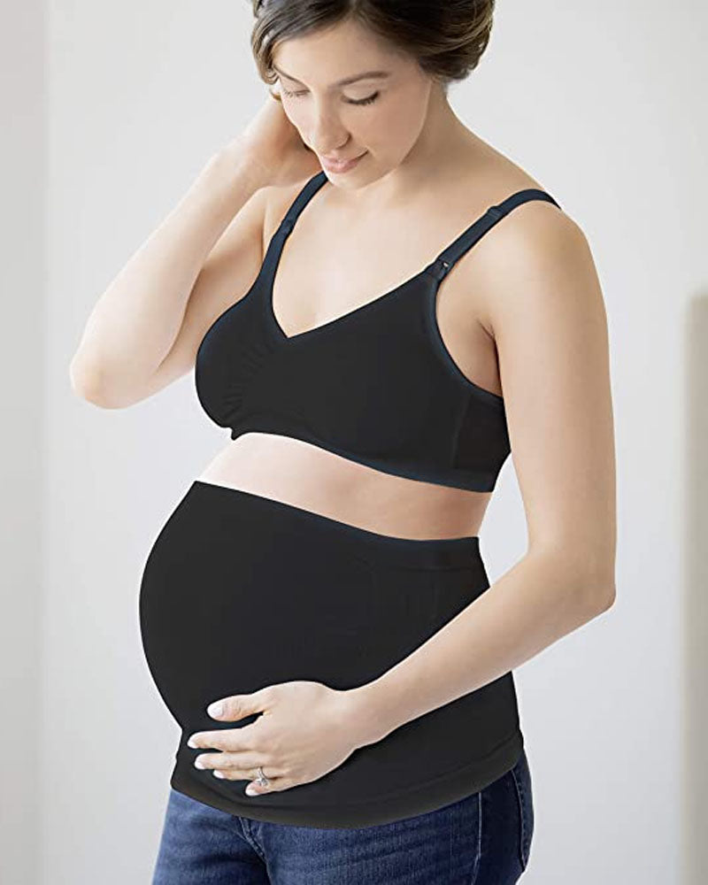 حزام دعم للبطن للنساء الحوامل ميديلا - أسود